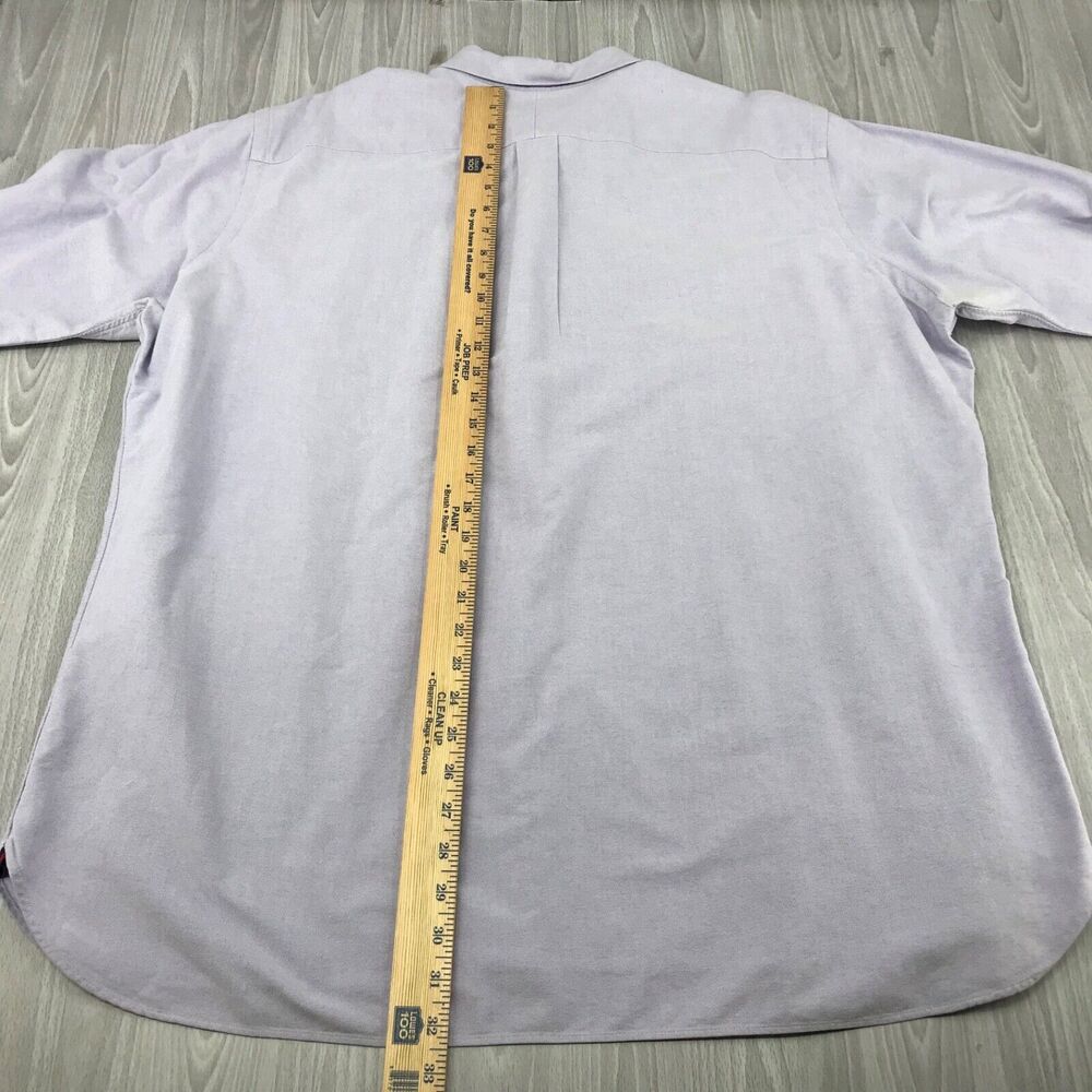 Ralph Lauren‎ Classic Fit Oxford Button Up Shirt XXL Long Sleeve Purple - Picture 10 of 10